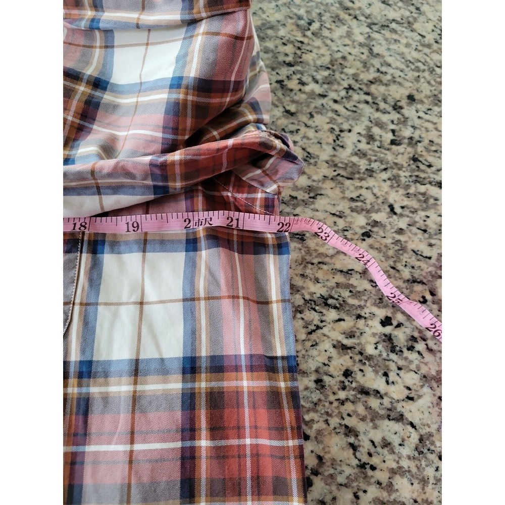 Orvis Shirt Mens Button‎ Up Plaid Long Sleeve Button Down. No Sz Tag